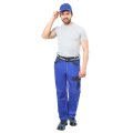 Брюки СИРИУС-ПРЕСТИЖ мужские летние васильковые с синим, 245 г/м2, 65%ПЭ, 35%ХБ