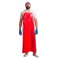 Фартук полиуретановый ЛАРИПОЛ уплотненный красный, толщина 0,3мм,р.90см х115см(ФАР013)(х12)