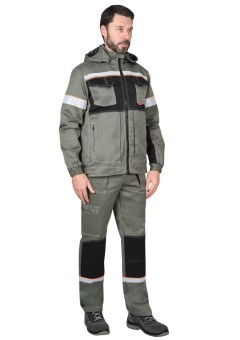 Костюм СИРИУС-РАДОМИР куртка, брюки, оливковый, 245 г./м2, 80%ПЭ, 20%ХБ