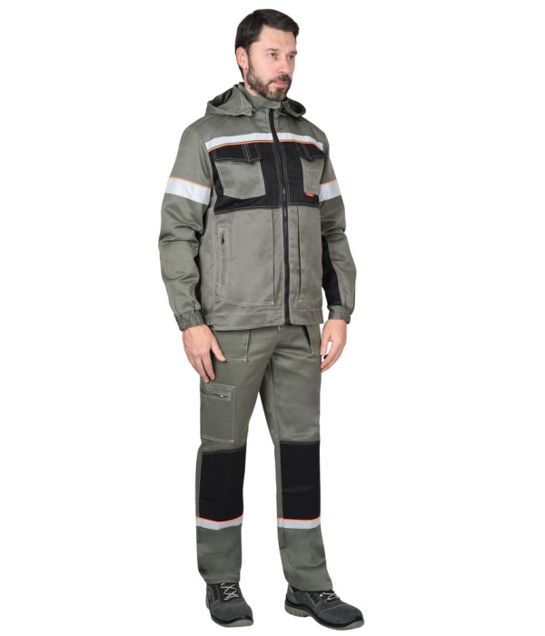 Костюм СИРИУС-РАДОМИР куртка, брюки, оливковый, 245 г./м2, 80%ПЭ, 20%ХБ