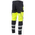 Брюки сигнальные Brodeks KS309, жёлтый, чёрный