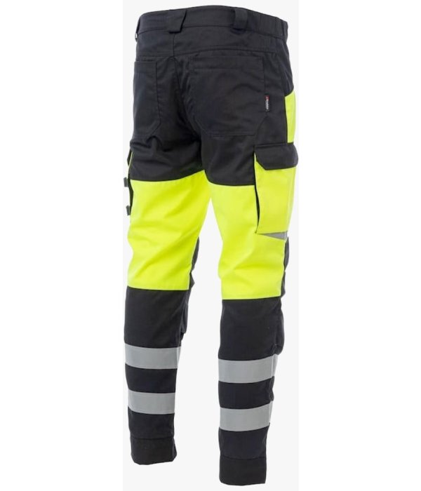 Брюки сигнальные Brodeks KS309, жёлтый, чёрный