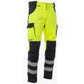 Брюки сигнальные Brodeks KS309, жёлтый, чёрный