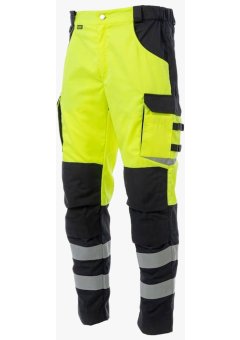 Брюки сигнальные Brodeks KS309, жёлтый, чёрный
