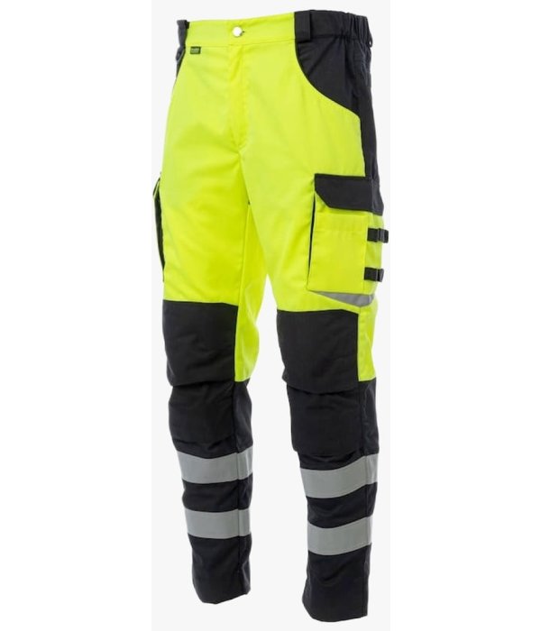 Брюки сигнальные Brodeks KS309, жёлтый, чёрный
