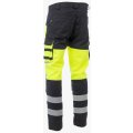 Брюки сигнальные Brodeks KS309, жёлтый, чёрный