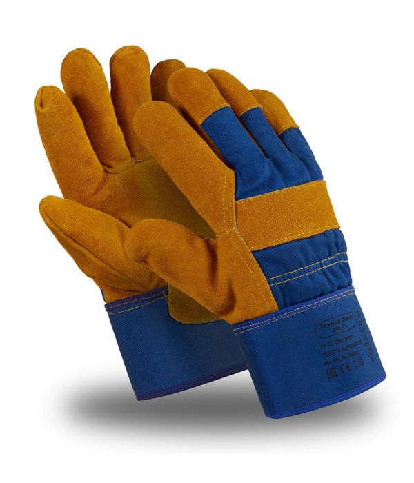 Перчатки Manipula Specialist® Сталкер Фрост (спилок/ткань+иск.мех), SPL-73/WG-791
