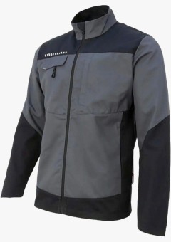 Куртка летняя мужская Brodeks KS234, серый, чёрный
