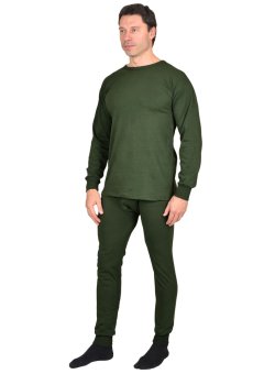 Бельё нательное трикотажное (лето) пл,180 гр/м2, оливковое,100% х/б (ЧЗ)