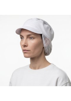 Кепи универсальная с сеткой Хаспфуд (тк.Смесовая,120), белый