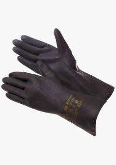 Перчатки из латекса и неопрена, чёрные HD27Neo Gward
