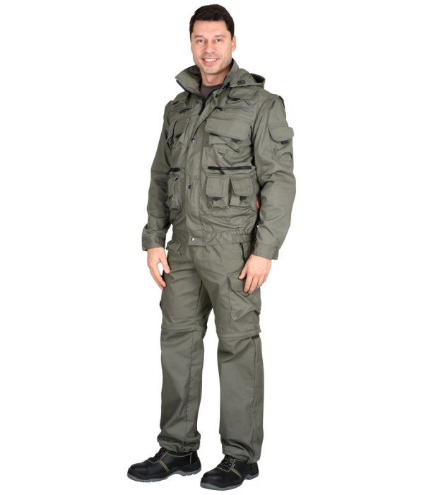 Костюм СИРИУС-ТИГР куртка, брюки (тк. Rodos 245) Оливковый