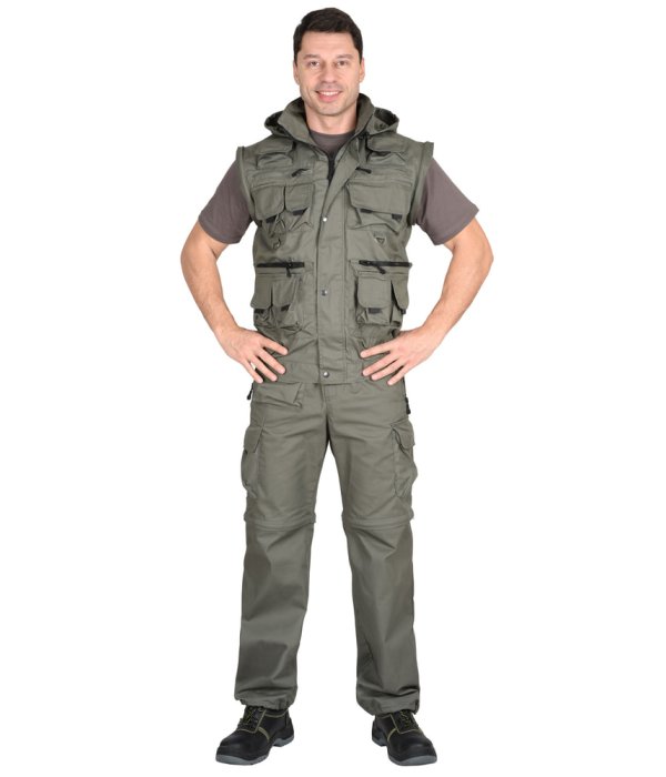 Костюм СИРИУС-ТИГР куртка, брюки (тк. Rodos 245) Оливковый