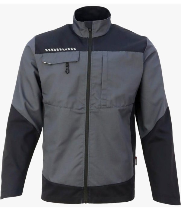 Куртка летняя мужская Brodeks KS234, серый, чёрный
