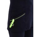 Костюм трикотажный Т-305 женский, блуза, брюки, тёмно-синий