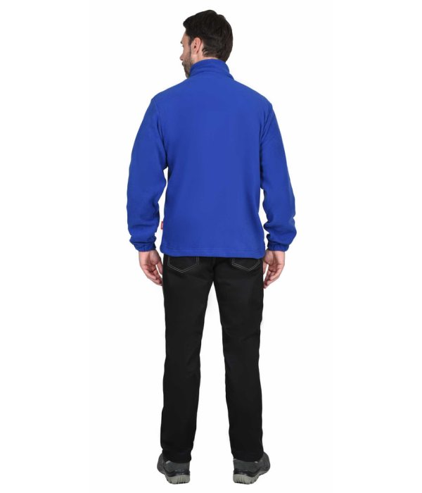 Куртка флисовая васильковая, 280 г/м2