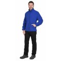 Куртка флисовая васильковая, 280 г/м2