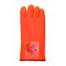 Перчатки утеплённые Safeprotect ВИНТЕРЛЕ оранжевые (ПВХ, утеплённая х/б ткань с начёсом)
