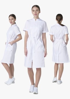 Халат женский Сансара-005 (тк.Смесовая,160) MedLine, белый