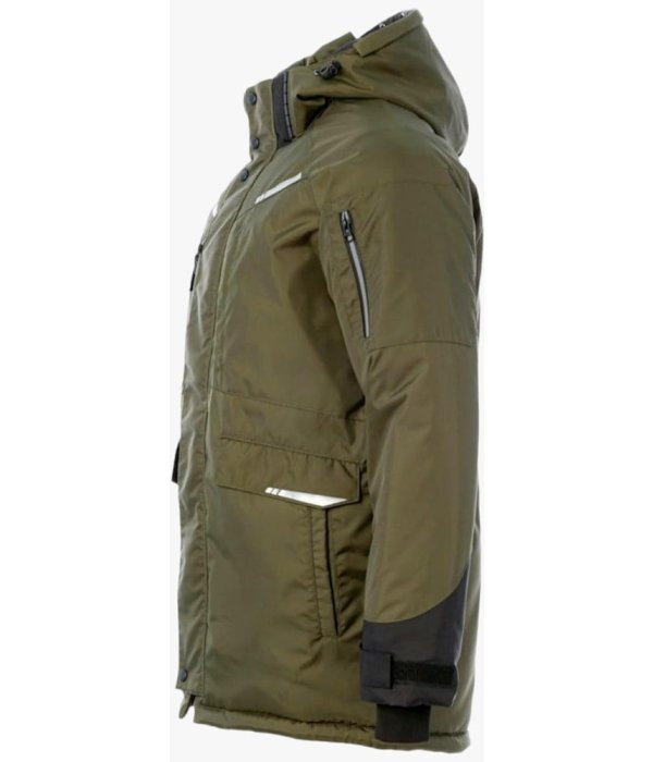 Куртка-парка зимняя мужская Brodeks KW215, хаки