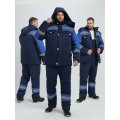 Костюм зимний Бивек-2 СОП (тк.Смесовая,210) пк, т.синий/васильковый/лимонный
