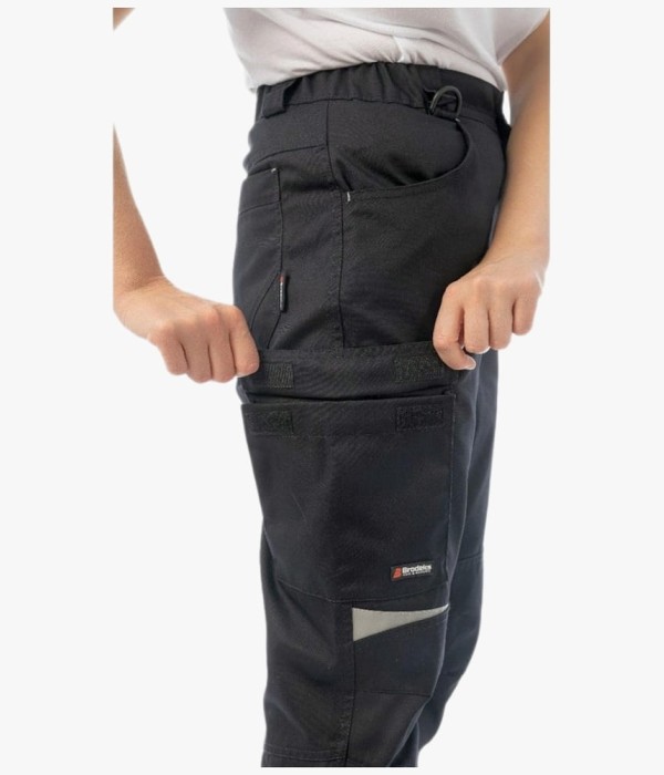 Брюки летние женские Brodeks KS328, чёрный
