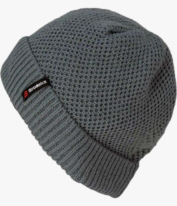 Шапка Brodeks fleece warming, серый