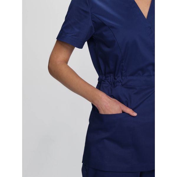 Костюм женский Сити-001, ткань Смесовая, 145 г/м2, MedLine, цвет тёмно-синий