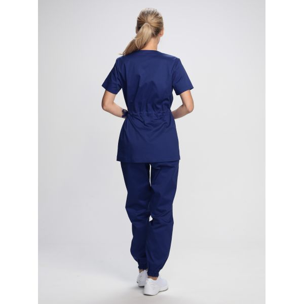 Костюм женский Сити-001, ткань Смесовая, 145 г/м2, MedLine, цвет тёмно-синий