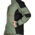 Куртка СИРИУС-ЦИТРИН светло-оливковый с черным, 245 г/м2, 65%ПЭ, 35%ХБ