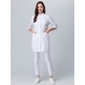 Халат женский MedLine Ева (тк.Смесовая,120), белый