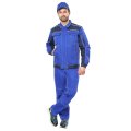 Костюм СИРИУС-ПРЕСТИЖ куртка, полукомбинезон, васильковый с синим, 245 г/м2, 65%ПЭ, 35%ХБ