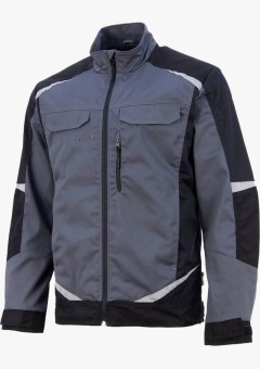 Куртка летняя мужская Brodeks KS202, серый, чёрный