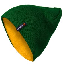 Шапка Brodeks Light Bicolor, цвет зёленый, жёлтый