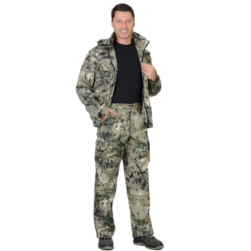 Костюм камуфляжный "Сириус-Пума" КМФ Степь, мужской, куртка, брюки