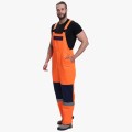 Костюм сигнальный Лигор-2 СОП (тк.Смесовая,210) полукомбинезон, оранжевый, тёмно-синий