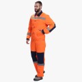 Костюм сигнальный Лигор-2 СОП (тк.Смесовая,210) полукомбинезон, оранжевый, тёмно-синий