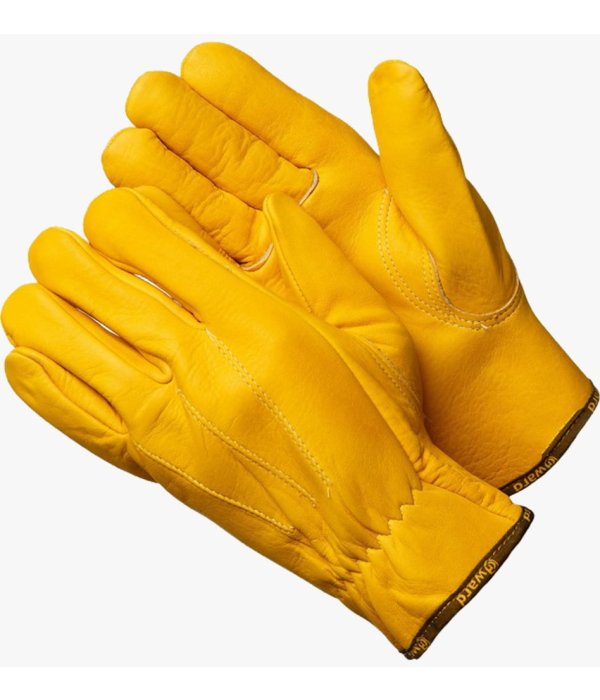 Перчатки цельнокожаные жёлтого цвета Force золотистые (Force Gold) Gward