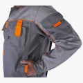 Костюм Союз-Профессионал-1 (тк. Балтекс, 240 гр/м2) брюки, серый, светло-серый, оранжевый