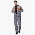 Костюм Союз-Профессионал-1 (тк. Балтекс, 240 гр/м2) брюки, серый, светло-серый, оранжевый