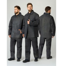 Костюм сварщика цельноспилковый 2 кл.защиты(Спилок 0,9-1,2), черный