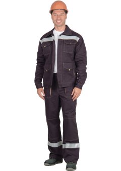 Костюм СИРИУС-ТРОЯ куртка, брюки 100% ХБ, пл. 320 г/кв.м