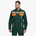 Костюм мужской Итрорис-1 СОП (тк.Саржа,250) брюки, тёмно-зелёный, оранжевый
