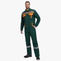 Костюм мужской Итрорис-1 СОП (тк.Саржа,250) брюки, тёмно-зелёный, оранжевый