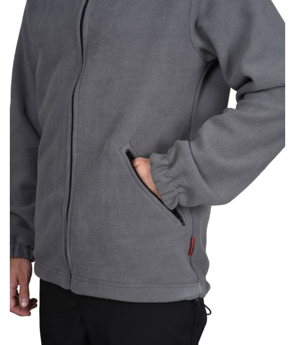 Куртка флисовая серая, 280 г/м2
