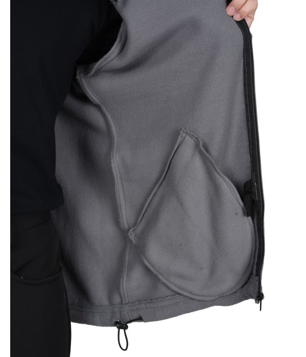 Куртка флисовая серая, 280 г/м2