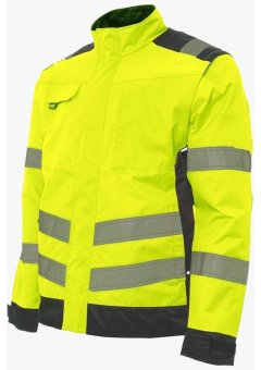 Куртка сигнальная летняя мужская Brodeks KS225, жёлтый, чёрный