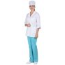 Костюм медицинский женский "Сириус-Жасмин", блуза, брюки, шапочка белая