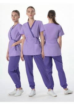 Костюм женский MedLine Арина (тк.Смесовая,120), фиолетовый/сирень