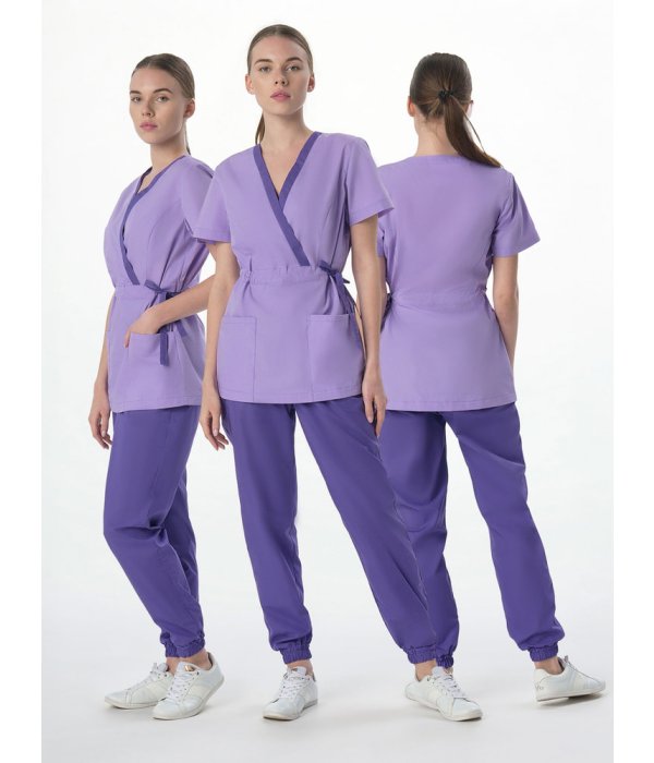 Костюм женский MedLine Арина (тк.Смесовая,120), фиолетовый/сирень